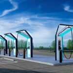 グッドデザイン賞を受賞した新型急速充電器