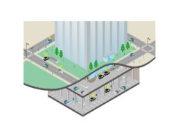 大成建設やティアフォーなど4社、建物の「地下駐車場」を自律走行する共同研究を開始