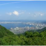 比叡山から大津市内を撮影したもの。