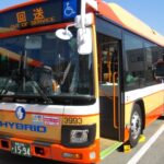 ハイブリッドノンステップバス(写真提供:神姫バス)