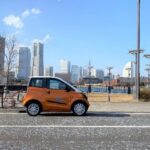 シェアリングサービスを提供する 超小型EV「FOMM ONE」