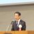総会で登壇するITS JAPAN山本圭司会長