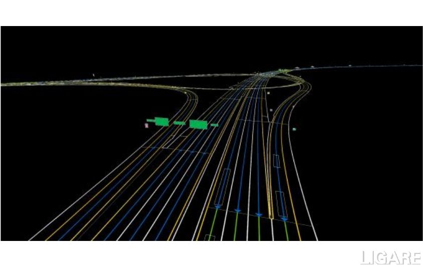 3D高精度地図データイメージ図